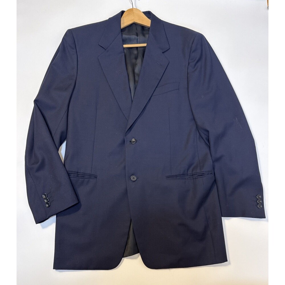 CANALI PROPOSTA Mens 42L Navy Wool Italy Blazer Sport Coat Suit Jacket
